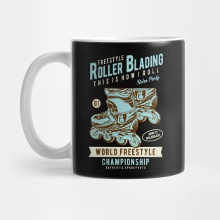 Freestyle Roller Blading Cool Mug